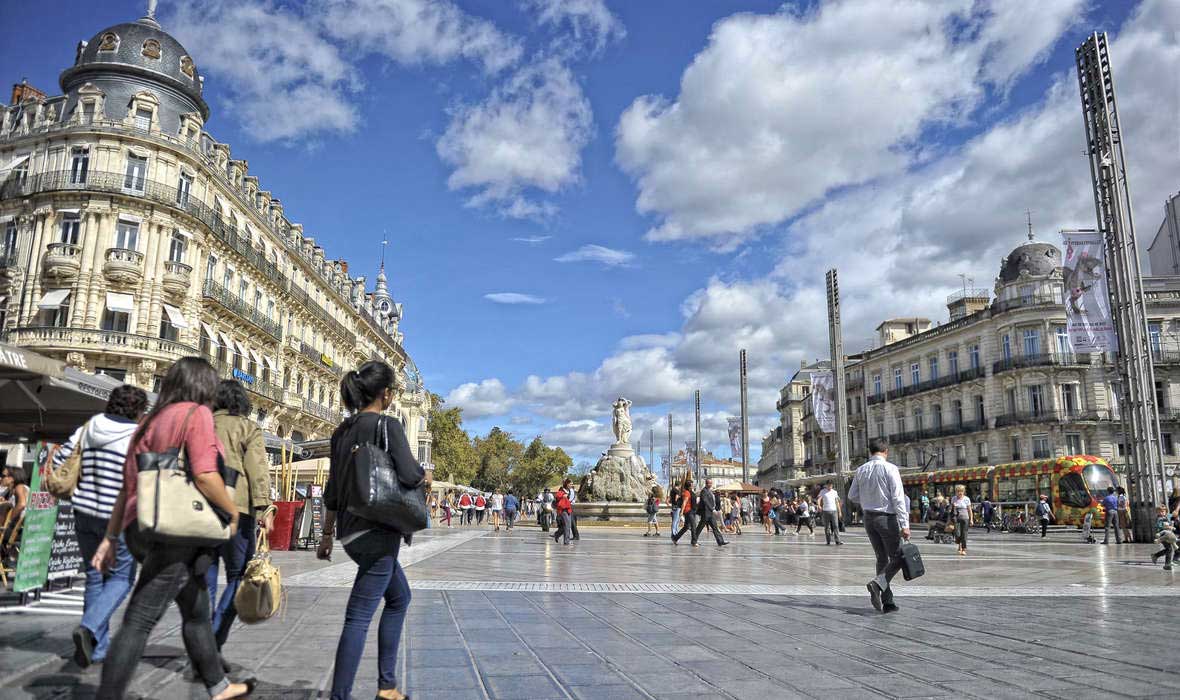 La ville de Montpellier